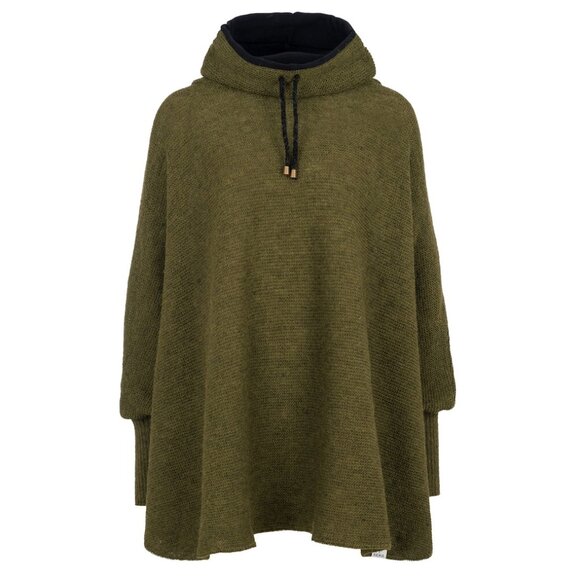 Kidka Iceland - 100% Wool Hooded Poncho, Made in Iceland, One Size - Picture 2 of 13